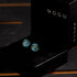Cerulean | .925 Sterling Silver | Firefly Glass Stud Earrings